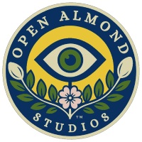 Open Almond Studios logo